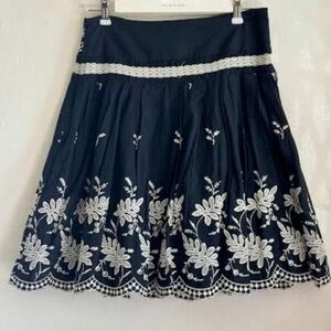 Black cotton skirt size 4